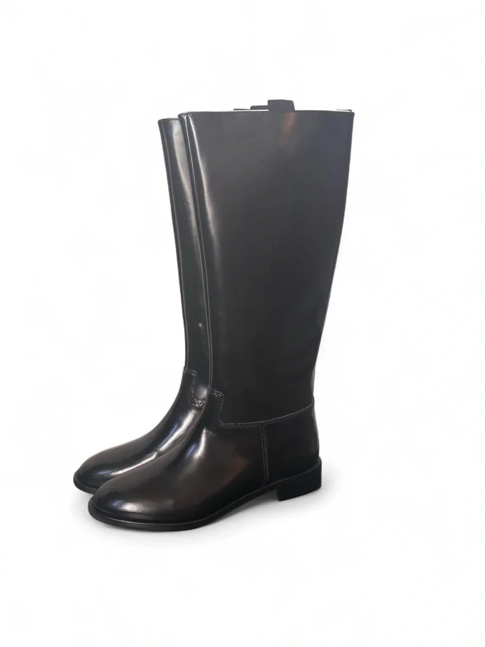 Sleek Black Riding Boots
